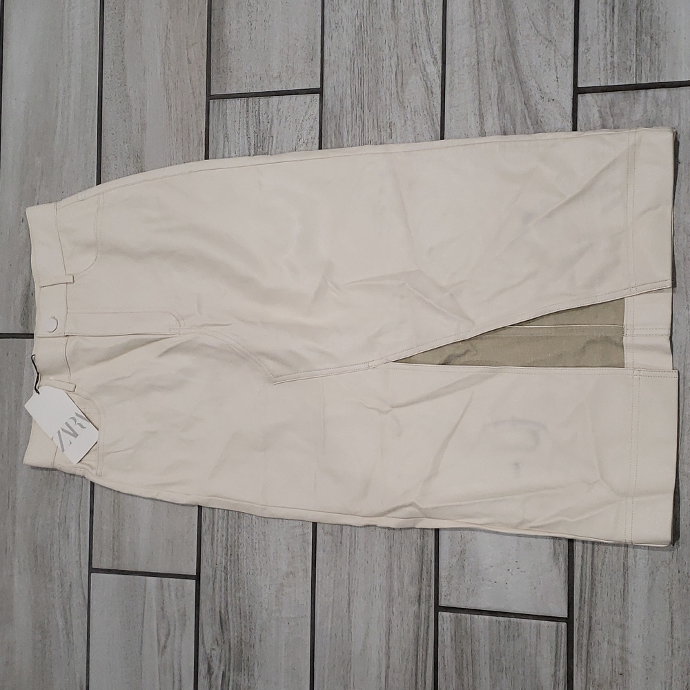 Zara faux leather skirt.